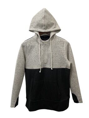 Nursing Queen Waffle Knit Nursing Hoodie Hidden Zipper Quarter Zip